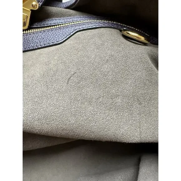 Louis Vuitton Mahina L Leather Monogram Hobo Handbag Shoulder Bag Purse - Picture 6 of 15